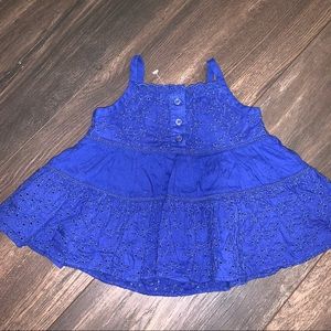 NWT eyelet GAP top 6-12 months